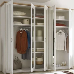 Landhaus Schlafzimmer Komplettset - Malvissa (fünfteilig)