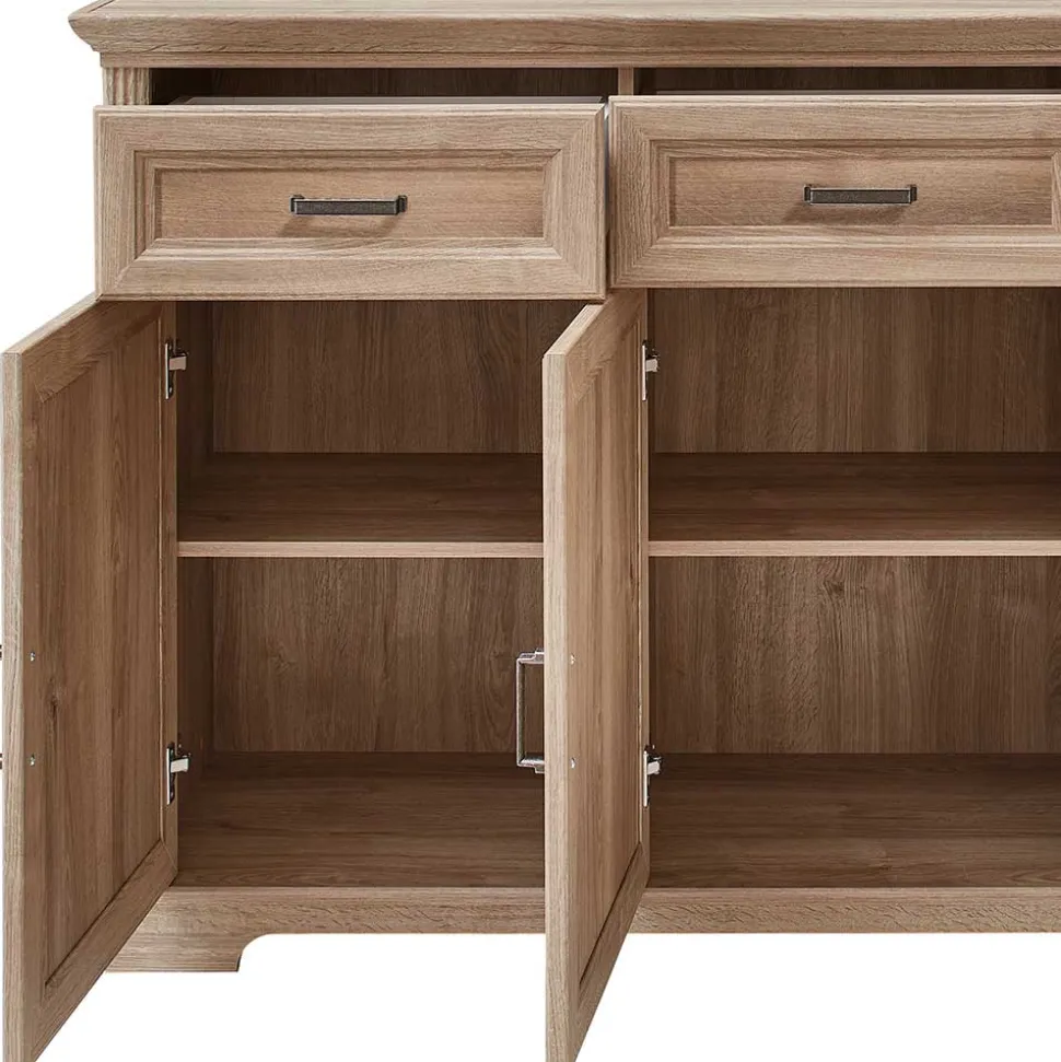 Landhaus Sideboard in Eiche Optik - Barack