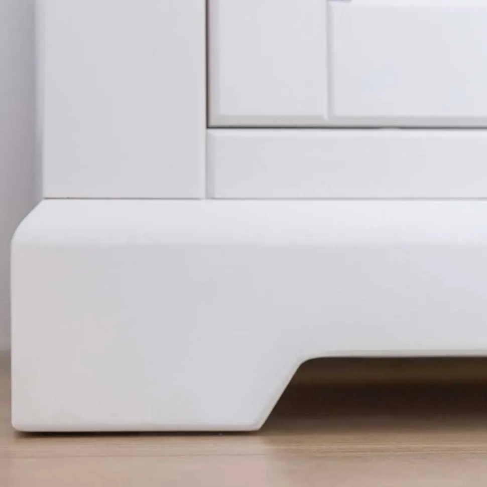 Landhaus Sideboard in Weiß & Natur Kiefer - Saluts