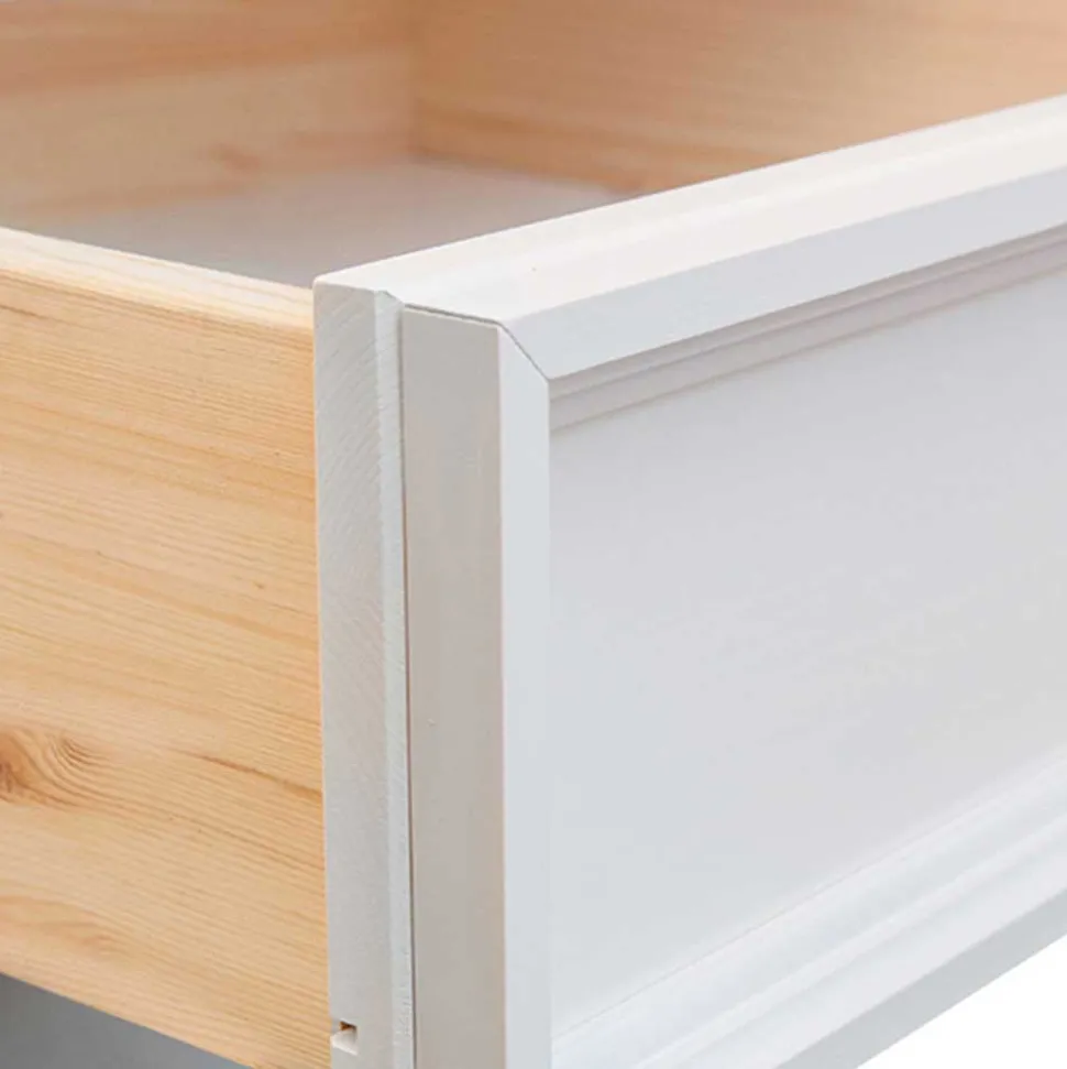 Landhaus Sideboard in Weiß lackiert - Indico