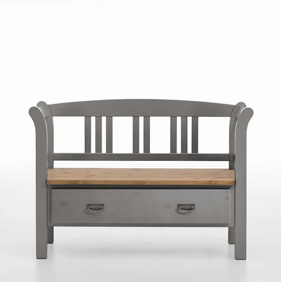 Landhaus Sitzbank Jytte mit Lehne