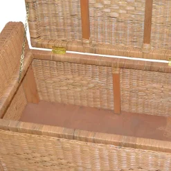 Landhaus Sitztruhe aus Rattan - Momiji