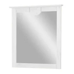 Landhaus Spiegel mit weißem Holzrahmen - Vesrav