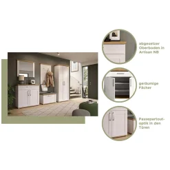 Landhaus Spiegel 82x70x4 cm - Tocella