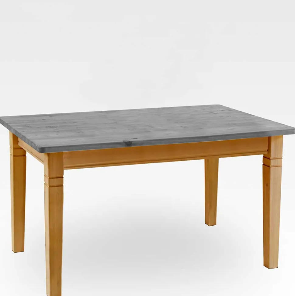 Landhaus Style Esszimmertisch zweifarbig - Viensta