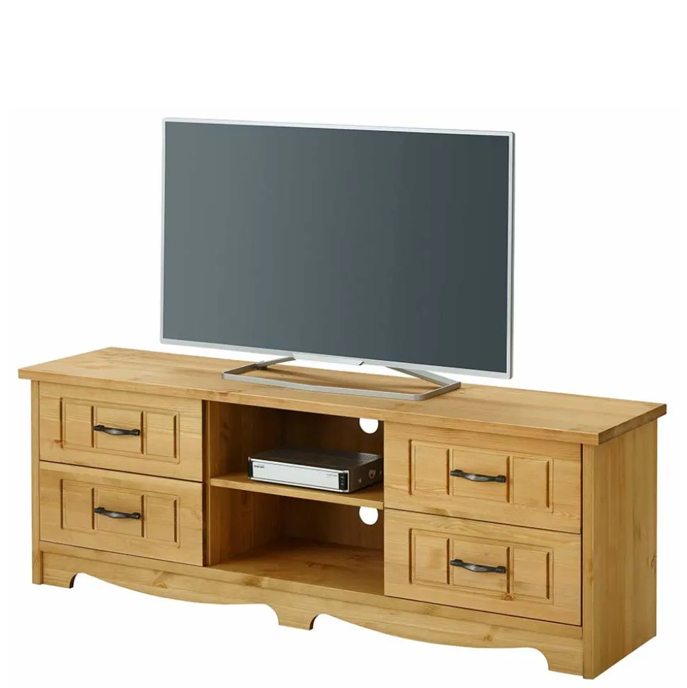 Landhaus TV Möbel aus Kiefer Massivholz - Vanpos