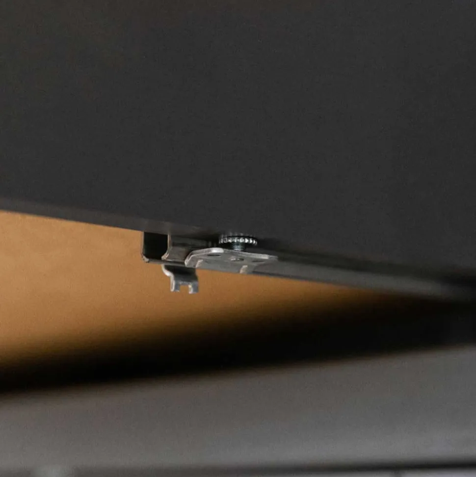 Landhaus Vitrine in Grau und Eiche - Witenga