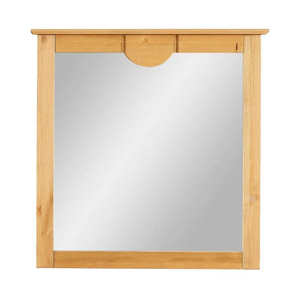 Landhaus Wandspiegel 81x81x5 cm - Edranov