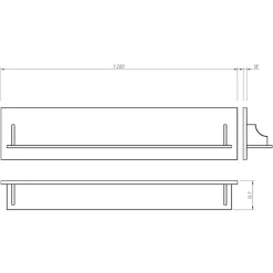 Landhaus Wohnwand Möbel - Vitablo (fünfteilig)