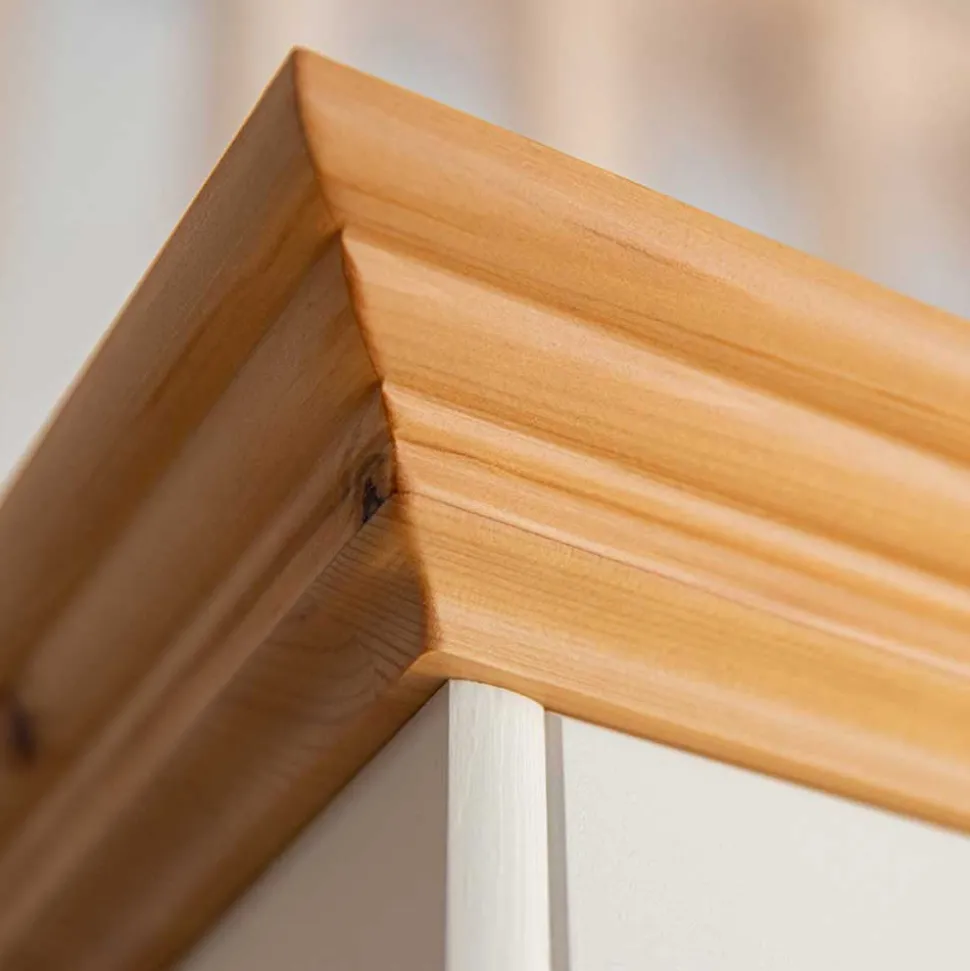 Landhaus Wohnwand Möbel - Vitablo (fünfteilig)