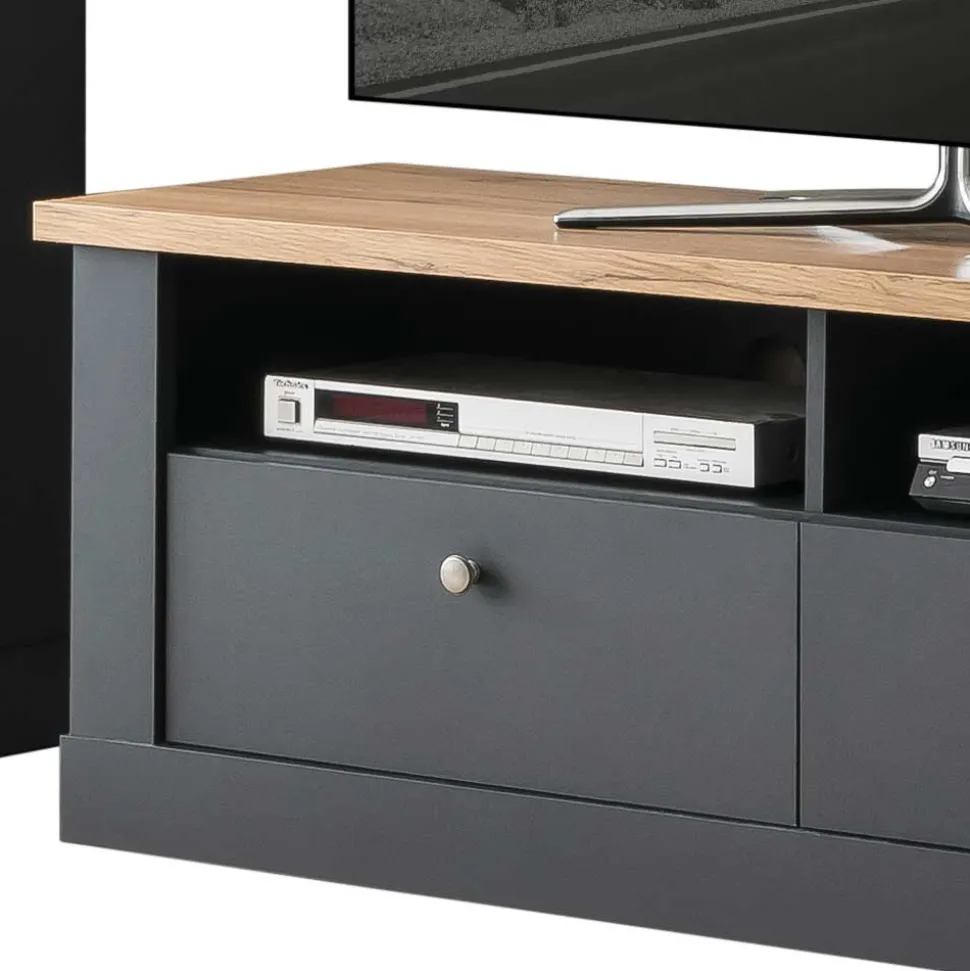 Landhaus Wohnwand Set - Lionel (vierteilig)