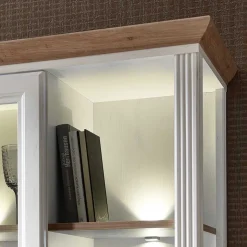 Landhaus Wohnzimmer Möbel beleuchtet - Sinolita (zweiteilig)