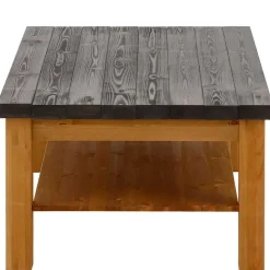 Landhaus Wohnzimmertisch in Natur & Grau - Ostanzia