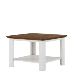 Landhaus Wohnzimmertisch aus Kiefer zweifarbig - Zalya