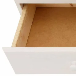 Landhaus Wäsche-Schrank in Weiß lackiert - Ilvestra