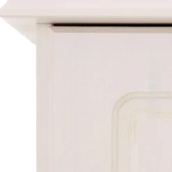 Landhaus Wäsche-Schrank in Weiß lackiert - Ilvestra