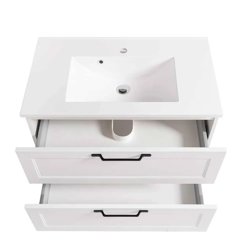 Landhaus-Bad Waschplatz Set - Gyatso (dreiteilig)