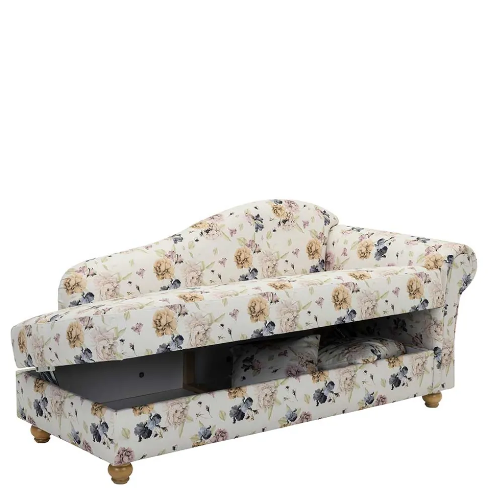 Landhaus-Recamiere mit Blumen Muster - Vergil