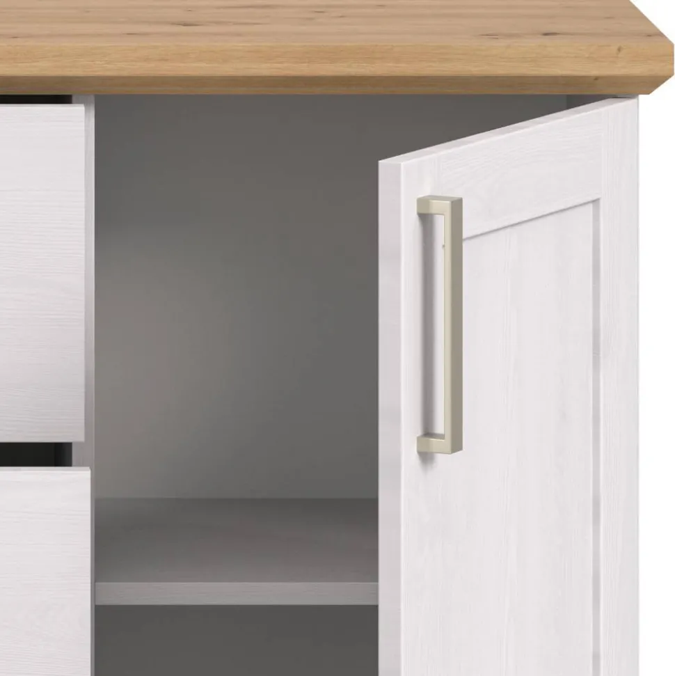 Landhaus-Sideboard in Weiß - Tocella