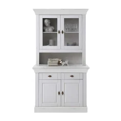 Landhausstil Buffetschrank Satumare in Weiß