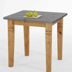 Landhaustisch in Grau & Kiefer Lauge - Eshelas