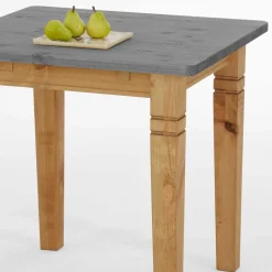 Landhaustisch in Grau & Kiefer Lauge - Eshelas