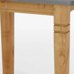 Landhaustisch in Grau & Kiefer Lauge - Eshelas