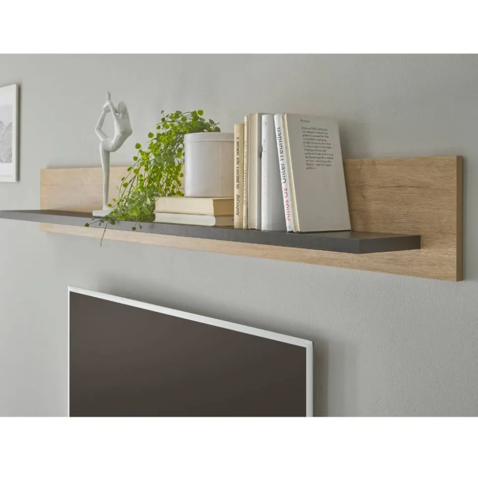 Landhaus-TV-Anbauwand Set - Hengas (dreiteilig)