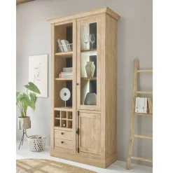 Landhaus-TV-Anbauwand Set - Hengas (dreiteilig)