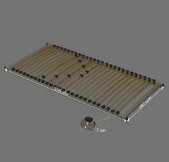 Lattenrost mit 26 Leisten Bazna beweglich gelagert