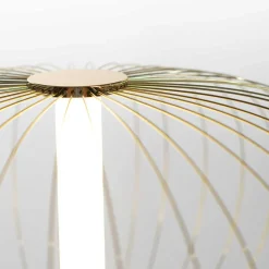 LED Standleuchte in Messingfarben - Poro