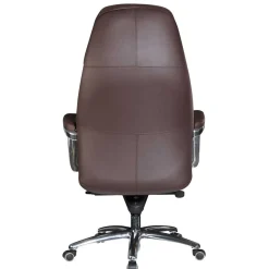 Leder Bürosessel in Dunkelbraun - Kosra