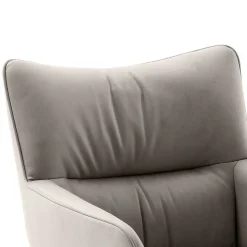 Leder Esstischstühle in Creme - drehbar - Klimaca (2er Set)