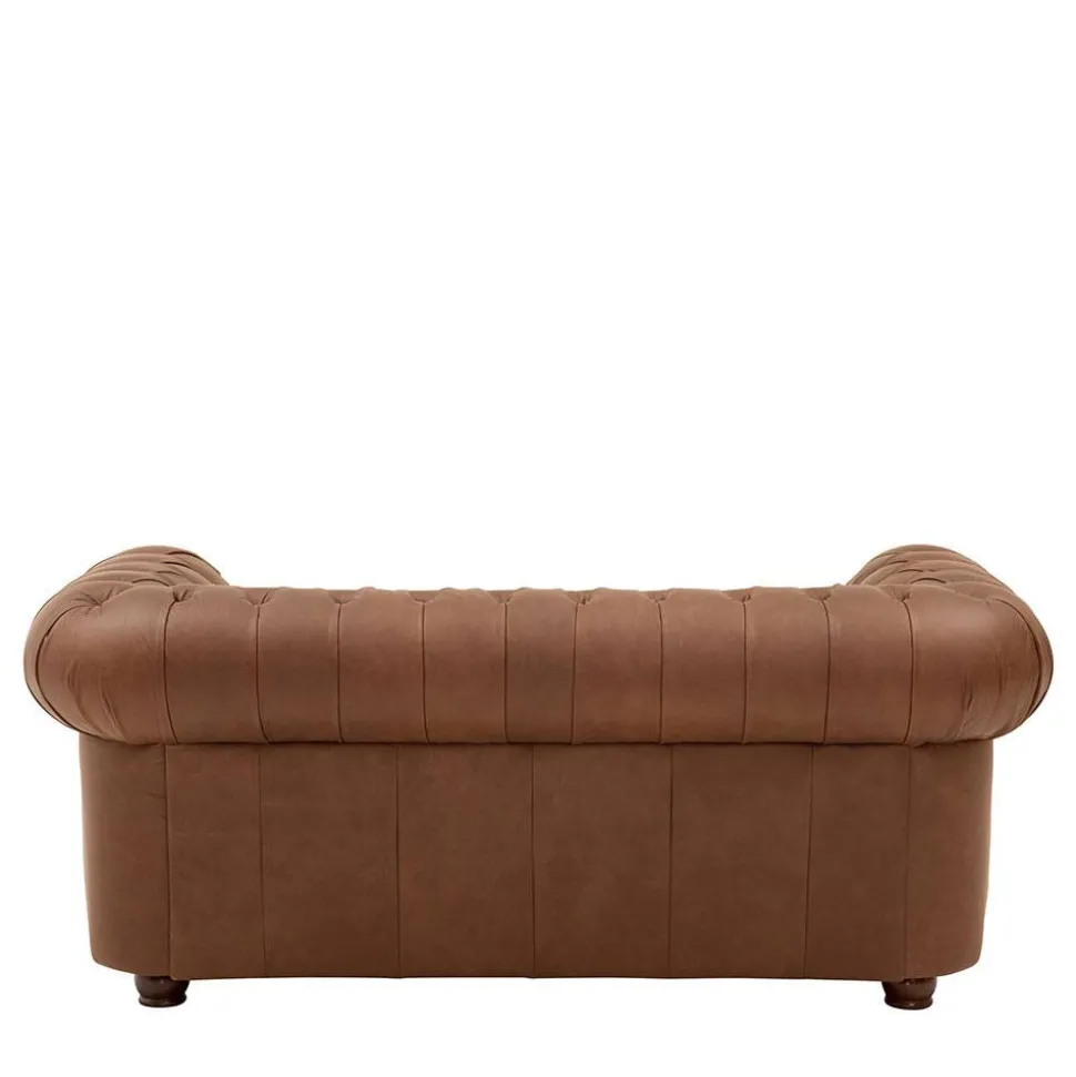 Leder Polstergarnitur Chesterfield - Gonron (dreiteilig)