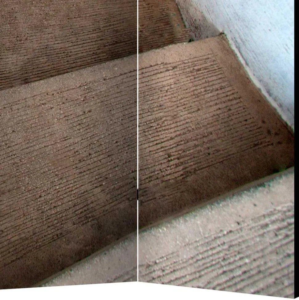 Leinwand Paravent mit Foto Wendeltreppe - Segrino