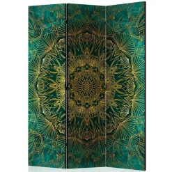 Leinwand Paravent mit orientalischem Mandala - Tsinati