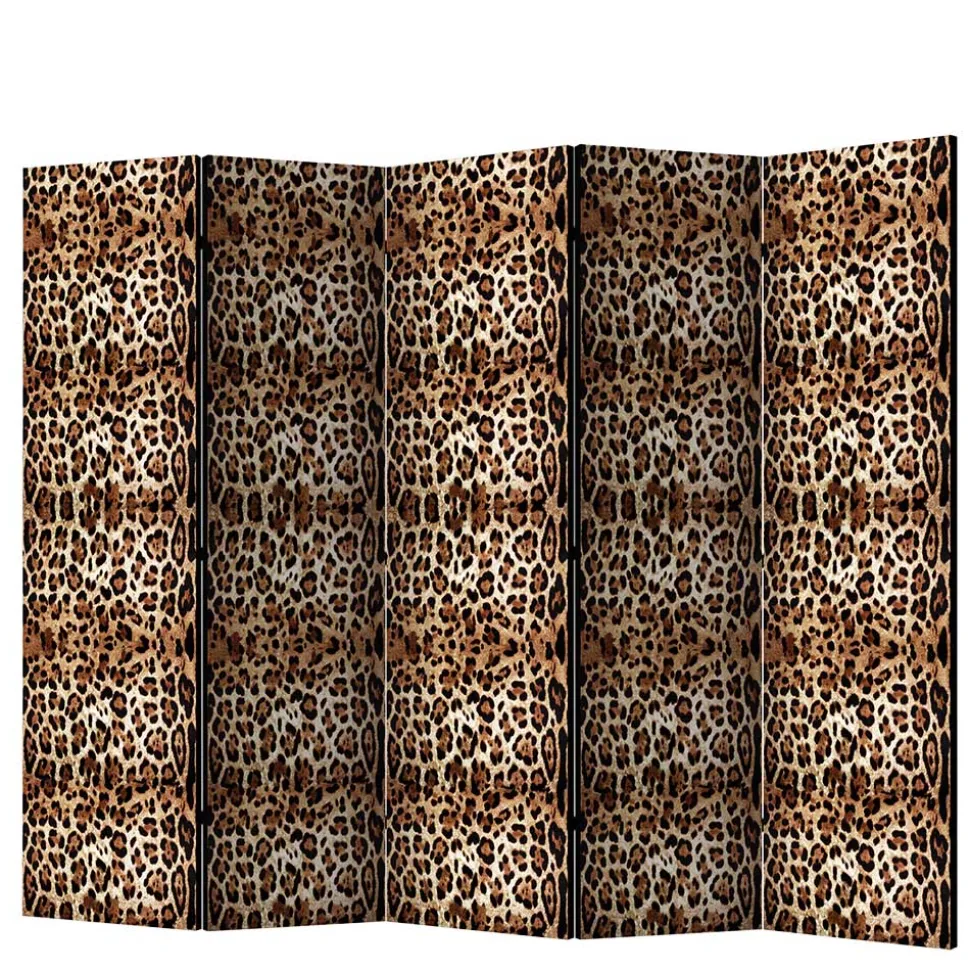Leinwand Raumteiler mit Leopardenmuster - Castillo