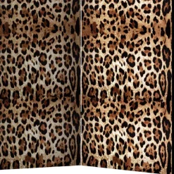 Leinwand Raumteiler mit Leopardenmuster - Castillo