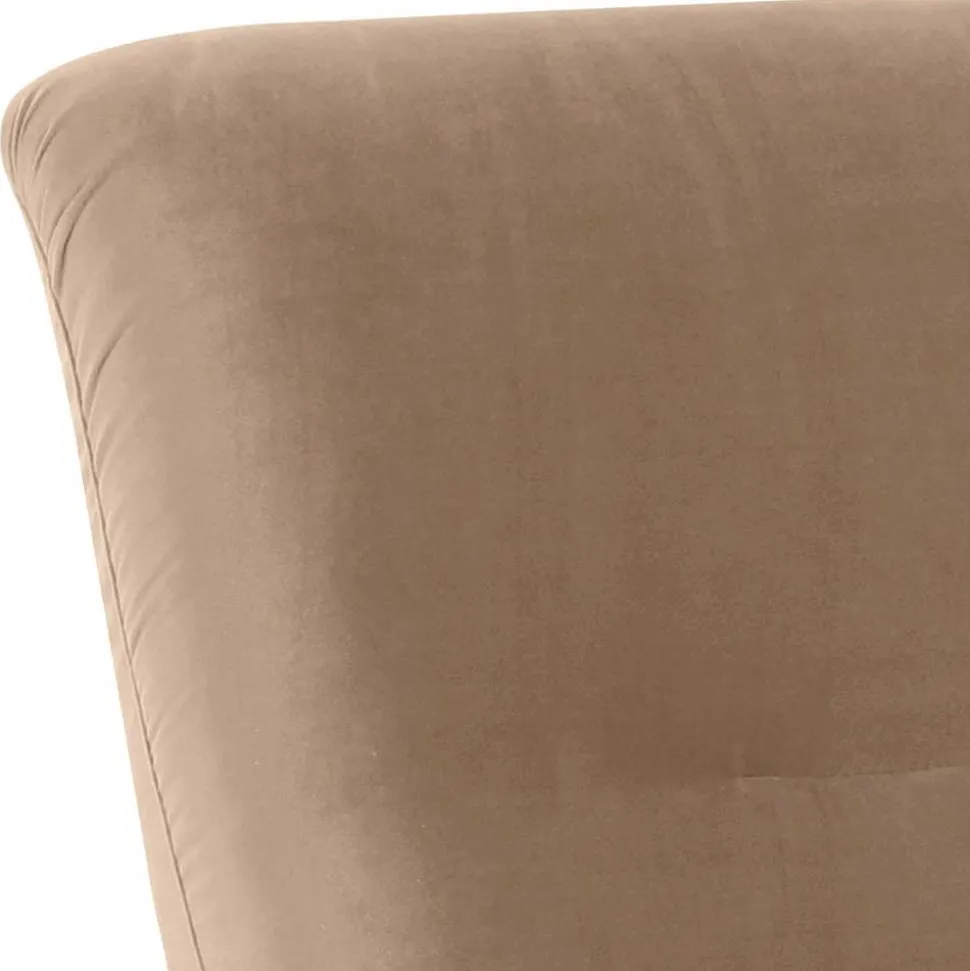 Lesesessel in Beige und Nussbaum - Ulada I