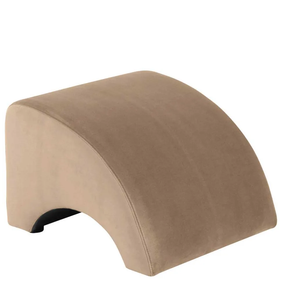 Lesesessel in Beige und Nussbaum - Ulada I