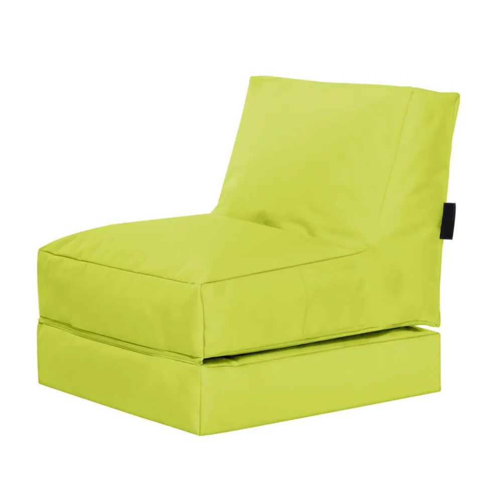 Liege Sitzsack Maron in Gelbgrün