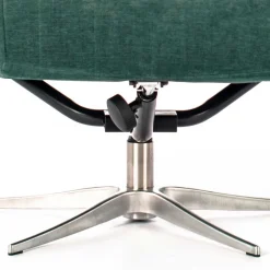 Liegesessel & Hocker in Petrol Blau - Arizona (zweiteilig)