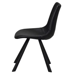 Loft Esstischgruppe mit Eiche White Wash Tisch Pulva & 6 Schalenstühlen (siebenteilig)