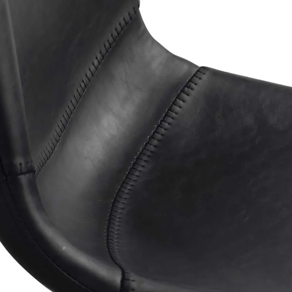 Loft Esstischgruppe mit Eiche White Wash Tisch Pulva & 6 Schalenstühlen (siebenteilig)