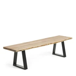 Loft Esszimmer Bank ohne Lehne Dumassa mit Baumkante Akazie