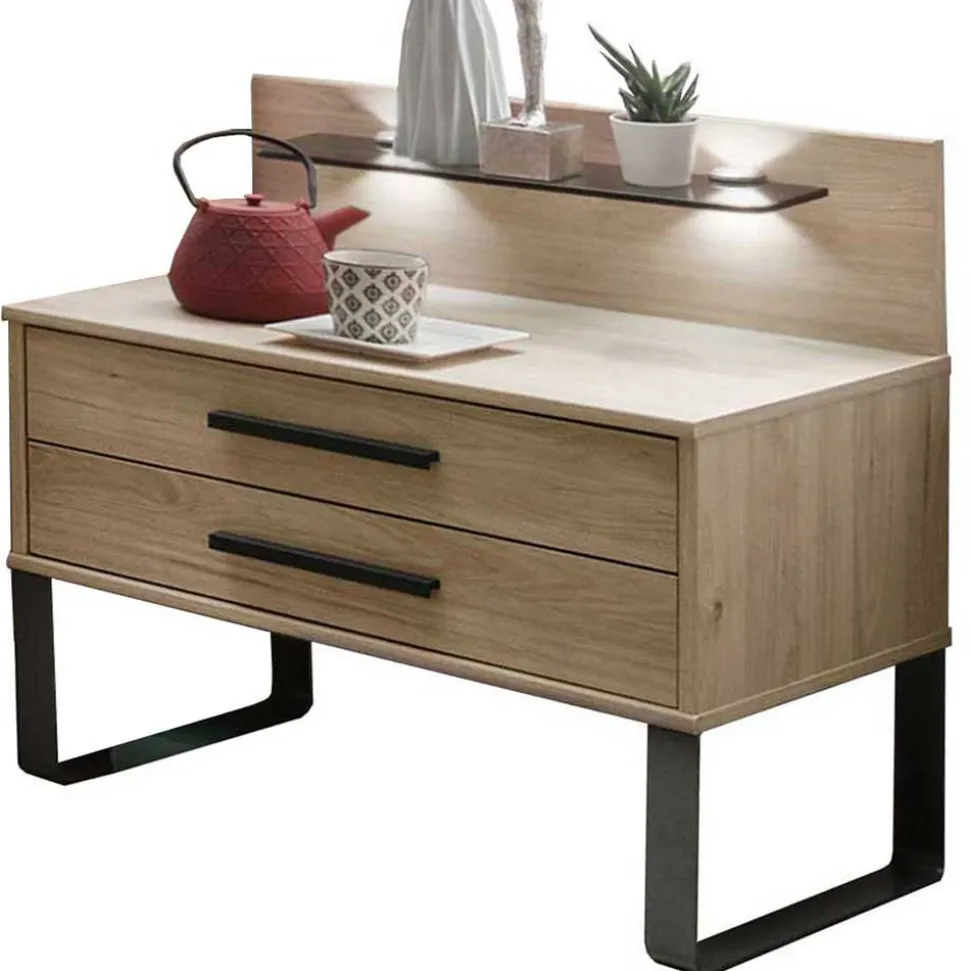 Loft Nachttisch mit Bügelfüßen - Licruva