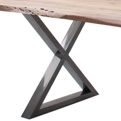 Loft Style Esszimmertisch mit Baumkanten - Locceri