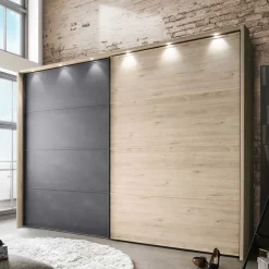 Loft Style Schlafzimmer komplett - Licruva (vierteilig)