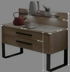 Loft Style Schlafzimmer komplett - Licruva (vierteilig)