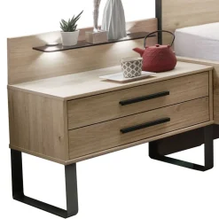 Loft Style Schlafzimmer komplett - Licruva (vierteilig)